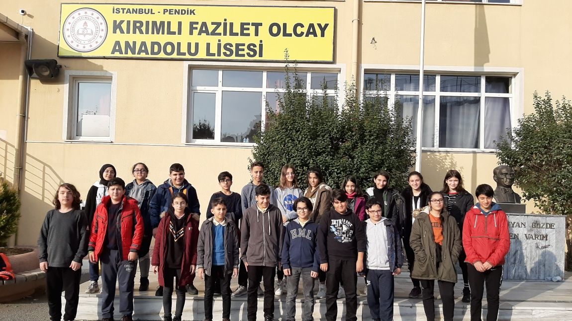 Okulumuz 8. sınıf öğrencileriyle merkezi sınavla öğrenci alan Kırımlı Fazilet Olcay Anadolu Lisesi'ni ziyaret ettik.